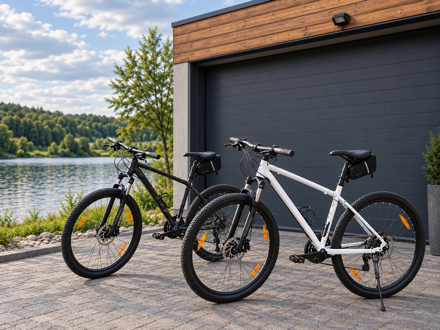 Čierny a biely horský bicykel SCOTT na prenájom v Nových Zámkoch